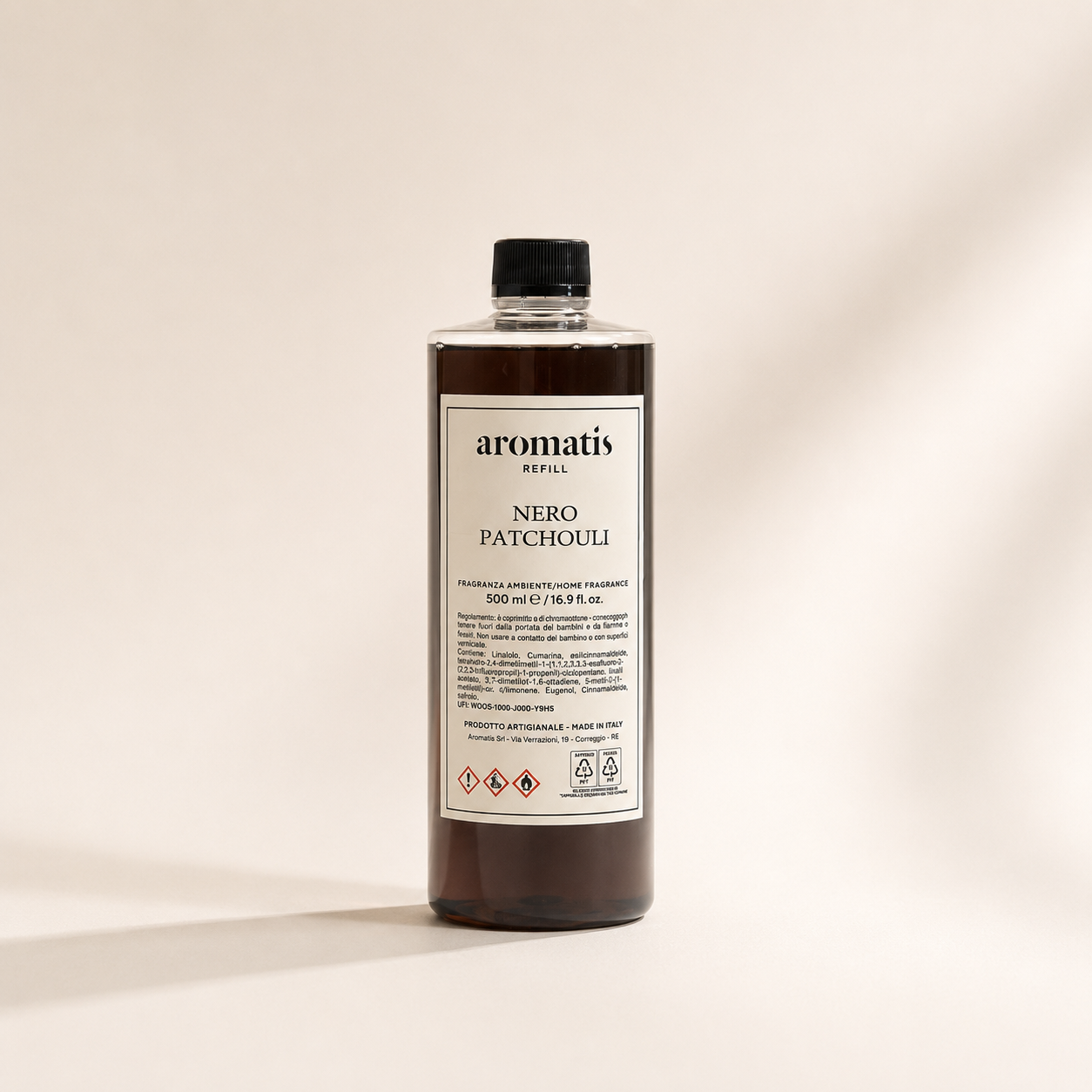 Ricarica per Profumatore Ambiente Nero Patchouli – 500 ml